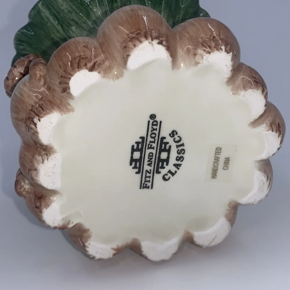 Fitz And Floyd Gardening Gourmet Collection Onion Votive Candleholder Rare EUC